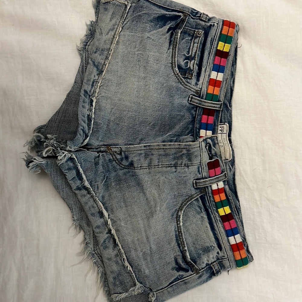 Free People Cutoff Jean Shorts